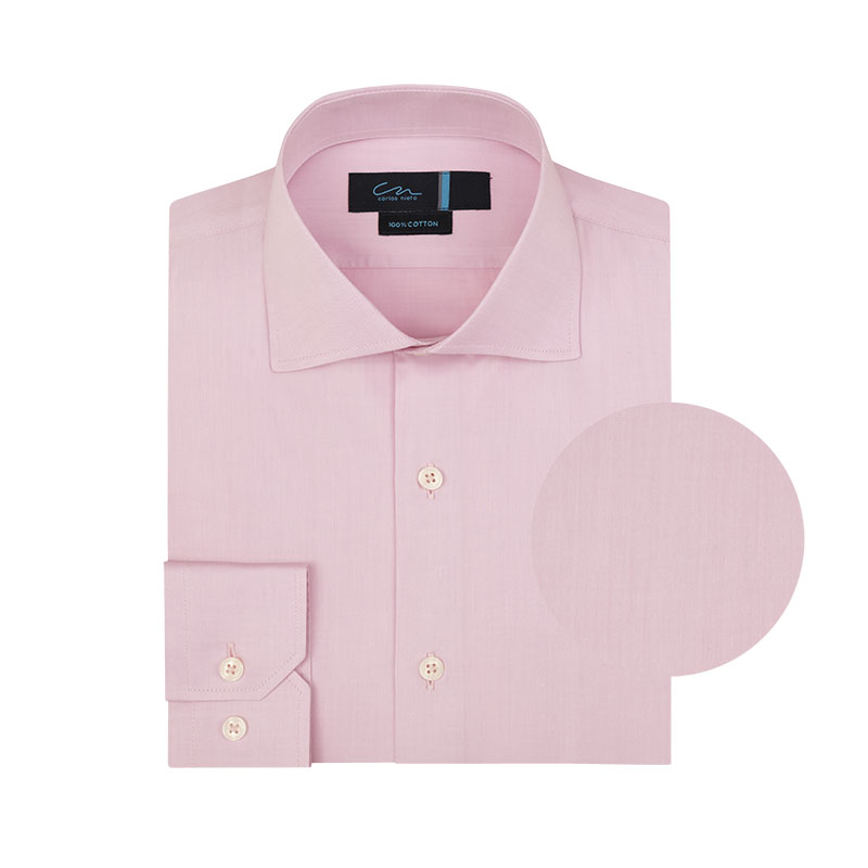 Carlos Nieto Camisa Formal Rosada Moda Masculina
