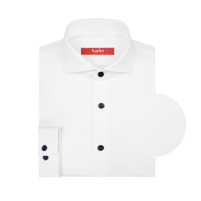 Camisas punto online blanco