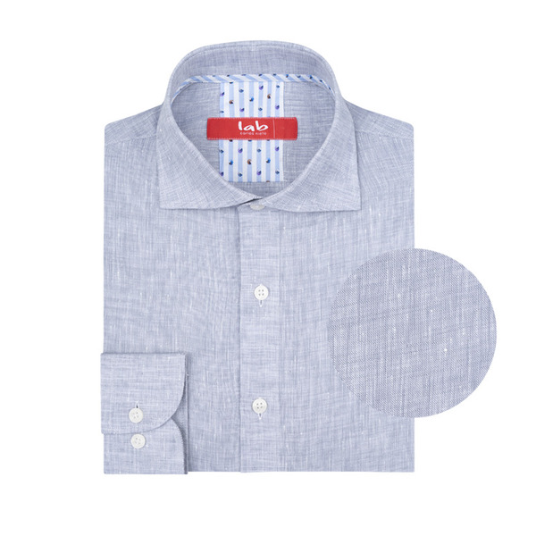 Camisa discount lino gris