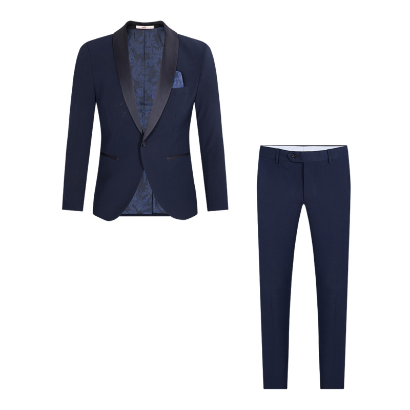 Carlos Nieto Smoking Azul Lab Moda para Hombres CN